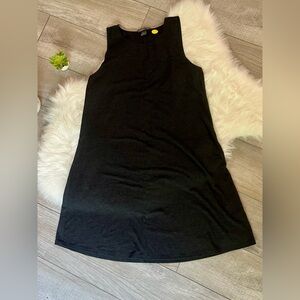 FREE FLY | Dark Heather Gray Sleeveless Tank Dress (XL)